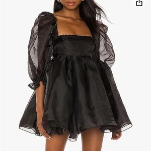 Puff Sleeve Tulle Costume Mini Dress